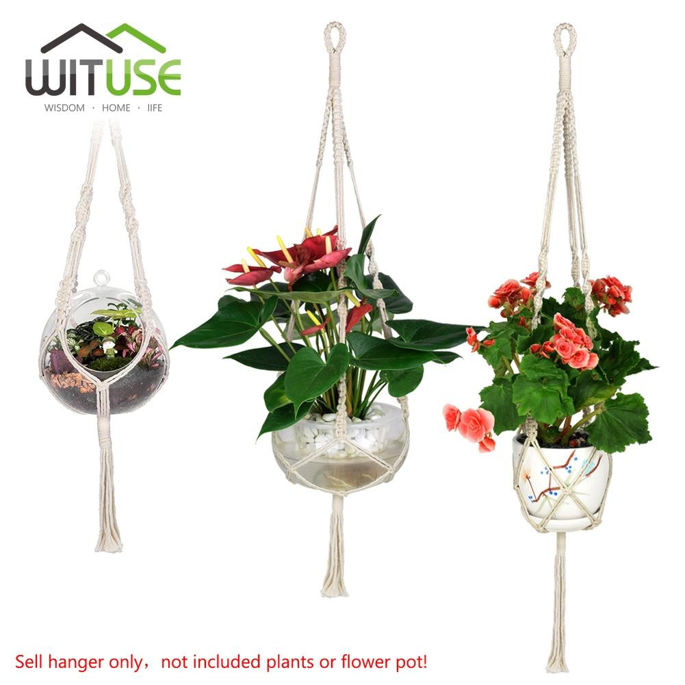 20 Amazing Cotton Colors Vase 2024 free download cotton colors vase of wituse 3x macrame plant hanger cotton handmade hanging rope patio throughout wituse 3x macrame plant hanger cotton handmade hanging rope patio garden plant basket pot h