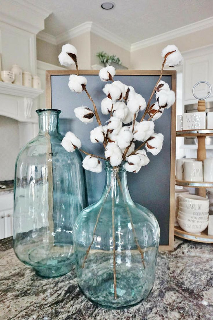 13 Fabulous Cotton Stems In Glass Vase 2024 free download cotton stems in glass vase of 1947 best home decor images on pinterest farmhouse kitchens home for these artificial cotton stems are a perfect addition to your farm style home decor add them