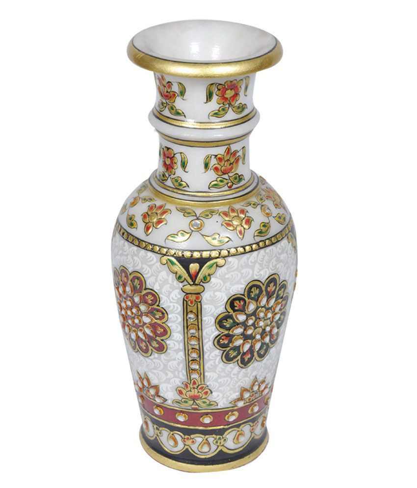 21 Famous Cream Ceramic Vase 2024 free download cream ceramic vase of chitrahandicraft multicolour marble flower vase buy inside chitrahandicraft multicolour marble flower vase