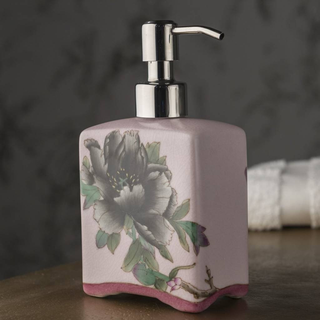 21 Famous Cream Ceramic Vase 2024 free download cream ceramic vase of hand painted ceramic soap dispenser by orchid notonthehighstreet com regarding pink hand painted ceramic soap dispenser