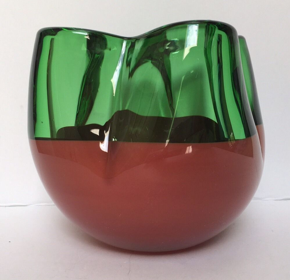 18 Wonderful Czech Crystal Vase 2024 free download czech crystal vase of czechoslovakia art glass skrdlovice ladislav oliva 8311 large within czechoslovakia art glass skrdlovice ladislav oliva 8311 large green and red a