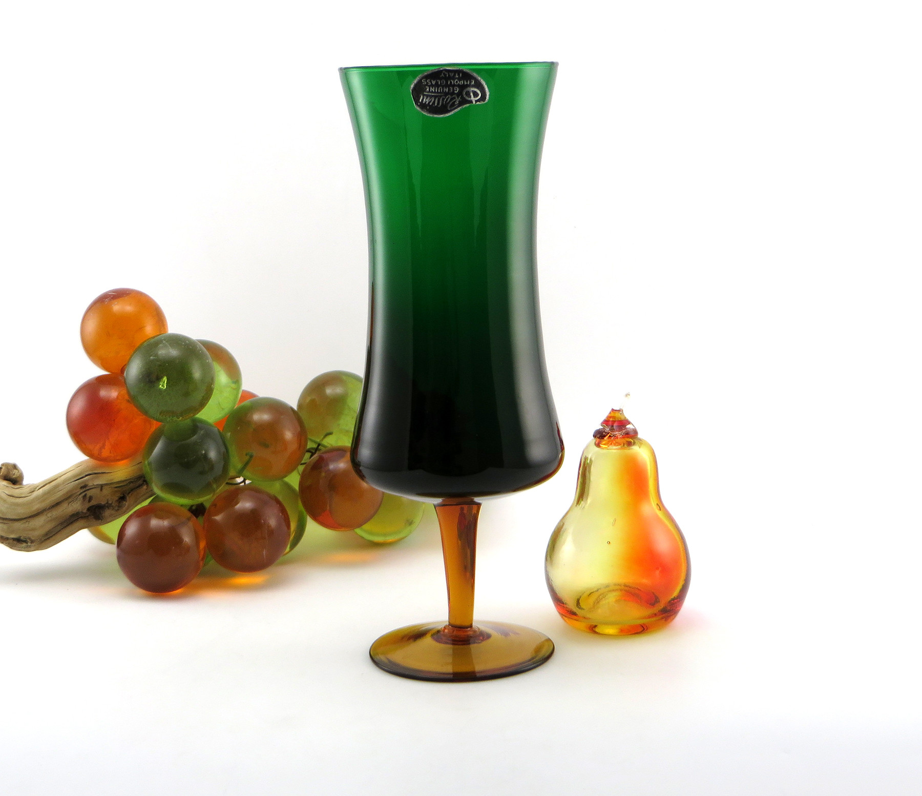 11 Stylish Dark Green Glass Vase 2024 free download dark green glass vase of rossini empoli art glass retro modern vase with label retro art glass pertaining to rossini empoli art glass retro modern vase with label