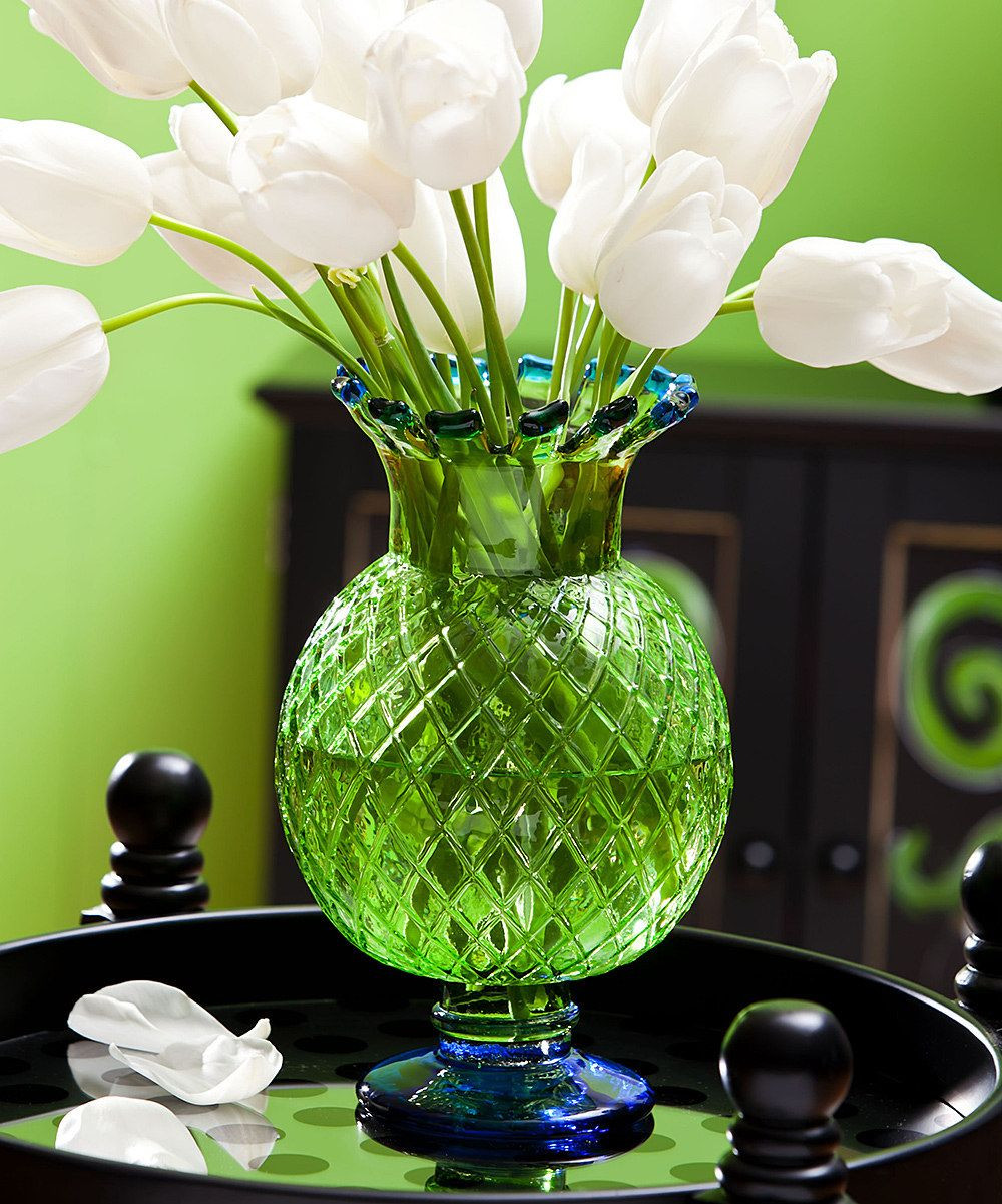 24 Great Decorative Flower Vase Online 2024 free download decorative flower vase online of look at this zulilyfind green embossed pineapple vase by cypress within green embossed pineapple vase by cypress home zulilyfinds