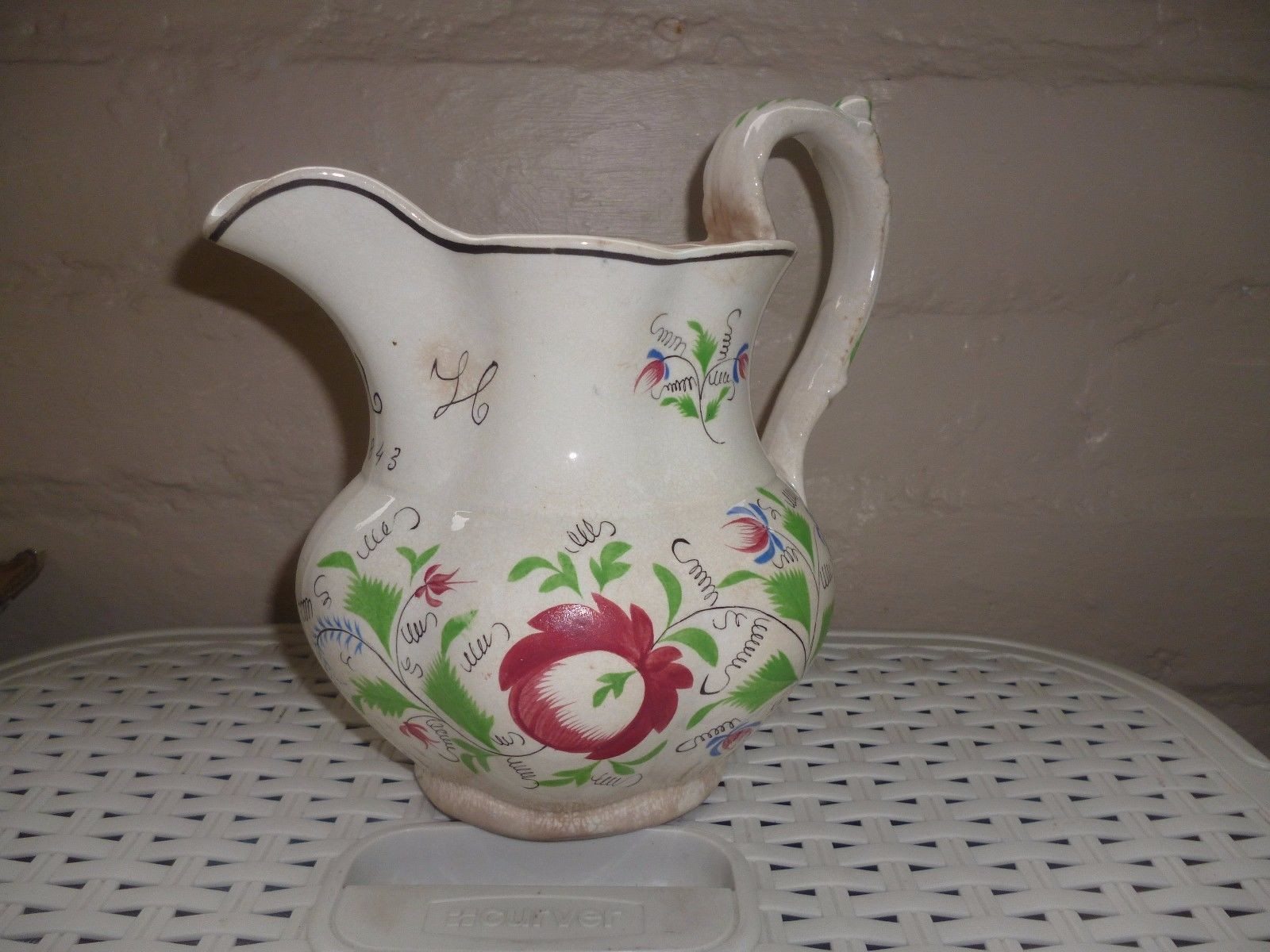 24 Spectacular Decorative Pitcher Vase 2024 free download decorative pitcher vase of staffordshire decorative jug 1843 alcock and sons cobridge ebay for staffordshire decorative jug 1843 alcock and sons cobridge ebay