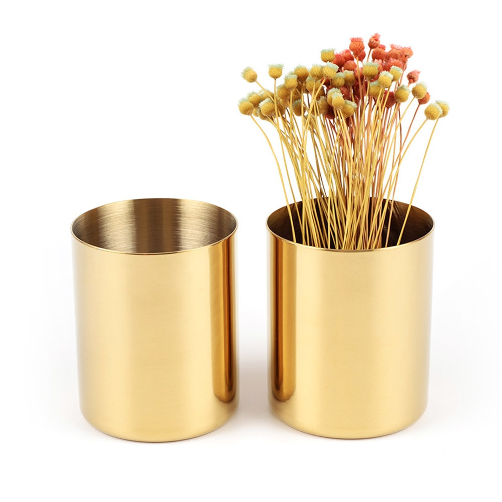 15 Awesome Decorative Tin Vases 2024 free download decorative tin vases of golden vase round pen holder danish golden flanger metal storage intended for golden vase round pen holder danish golden flanger metal storage tank craft decoration i