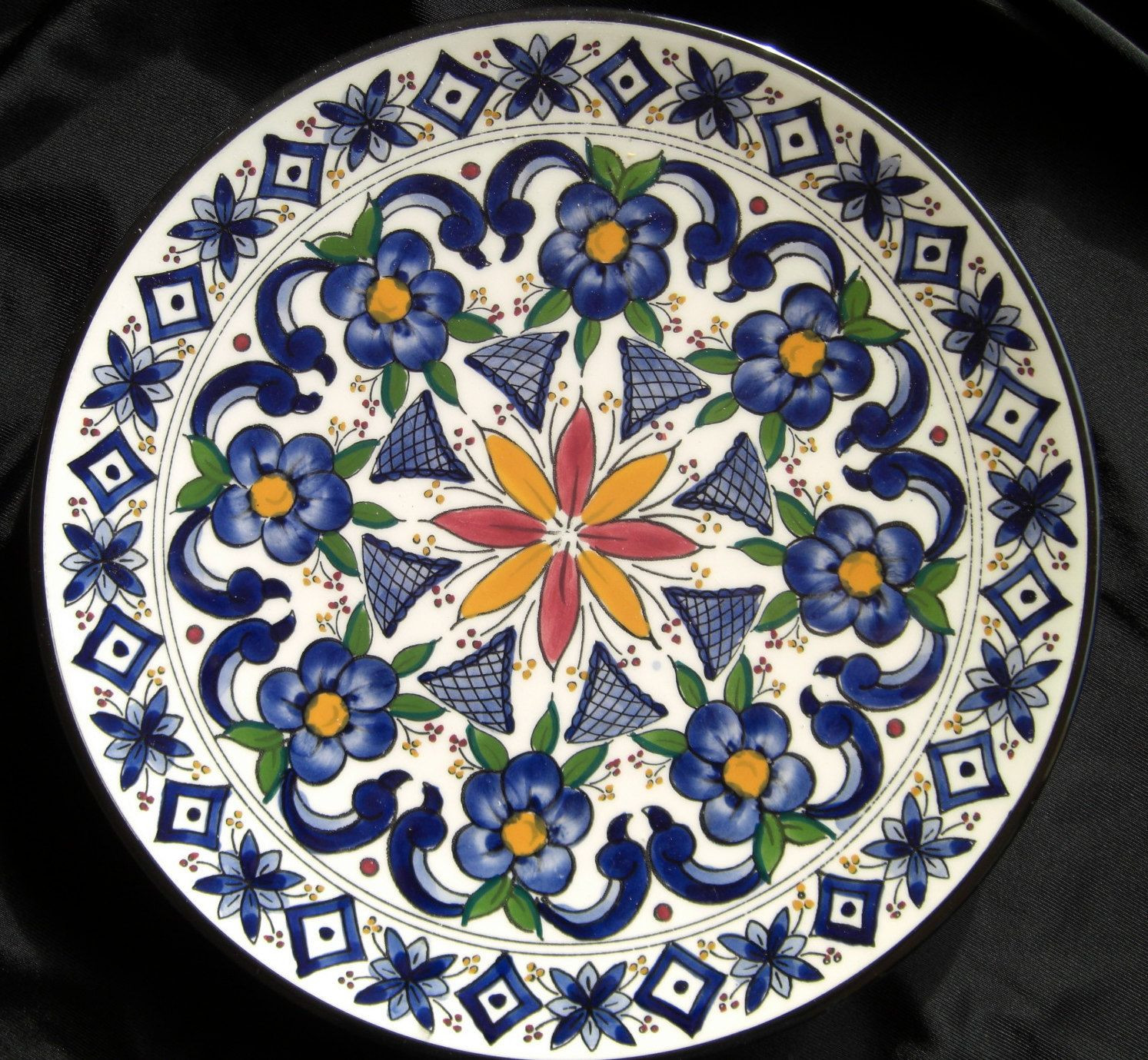 19 attractive Decorative Vases and Plates 2024 free download decorative vases and plates of made in spain moroccan decorative plate 70s ceramar flowers blue pertaining to made in spain moroccan decorative plate 70s by debrasgoods