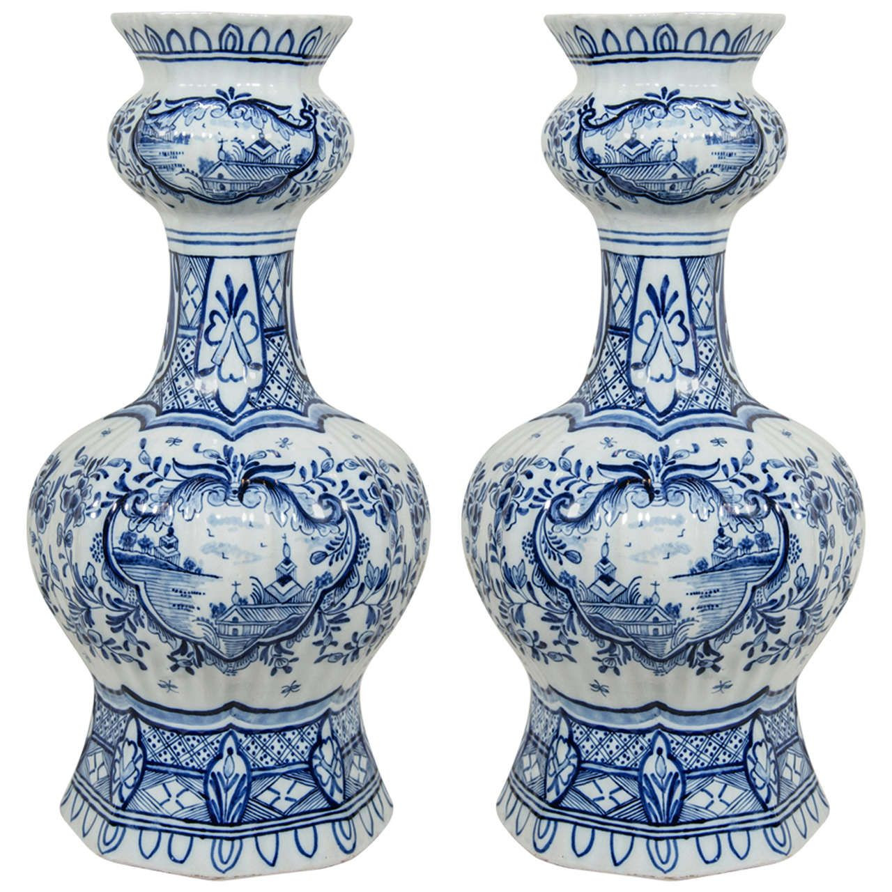 17 Wonderful Delft Vase Holland 2024 free download delft vase holland of pair of blue and white dutch delft vases with chinoiserie scenes inside antique and modern furniture jewelry fashion art