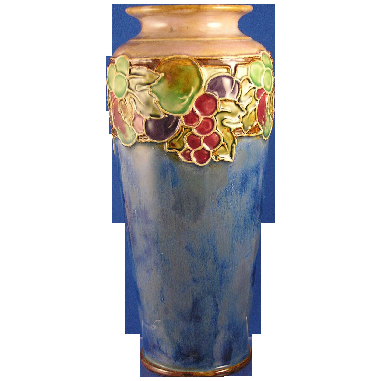 10 Stylish Doulton Lambeth Vase 2024 free download doulton lambeth vase of royal doulton arts crafts fruit motif vase signed by ma pertaining to royal doulton arts crafts fruit motif vase signed c 1923 1927