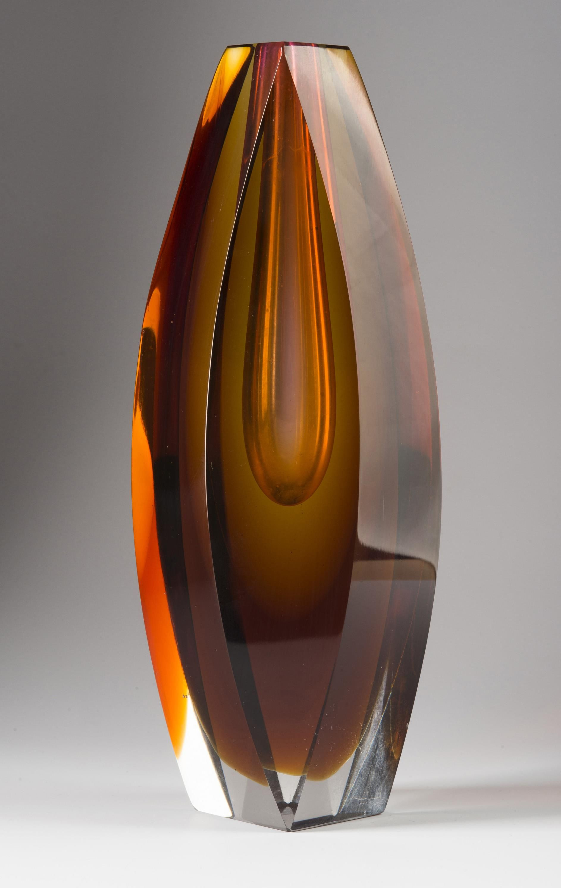 22 Stylish Faceted Glass Vase 2024 free download faceted glass vase of jan kotik sommerso glass vase 60s h 225 cm glassworks zelezny throughout jan kotik sommerso glass vase 60s h 225 cm glassworks zelezny brod eisenbrod czechoslovakia