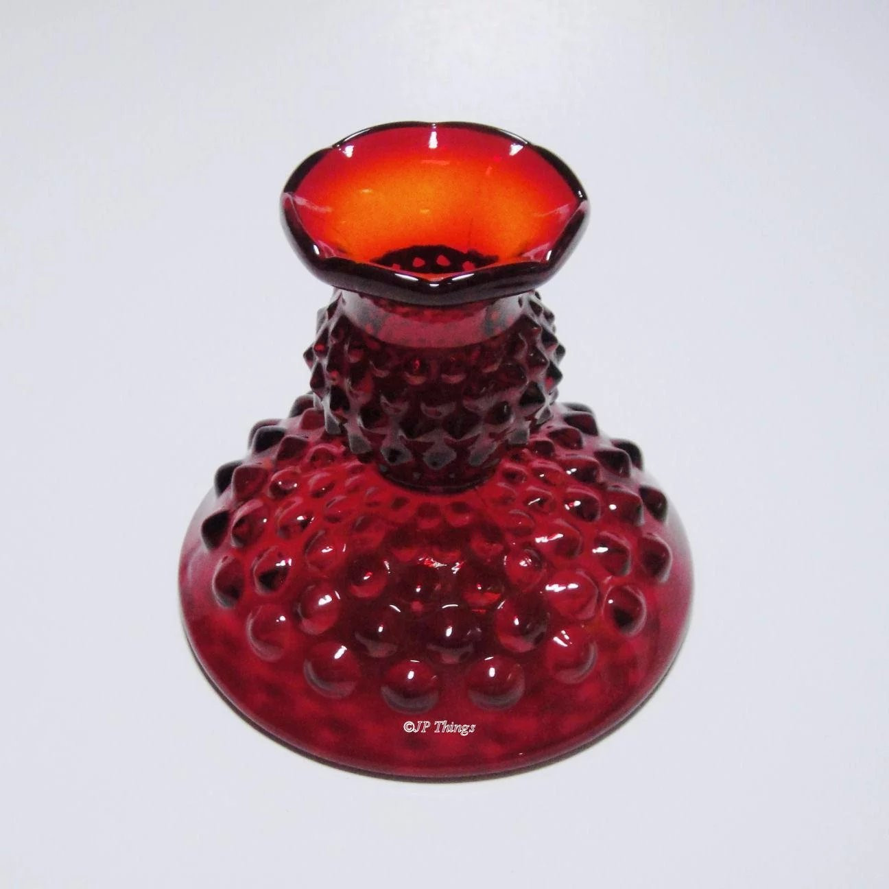 10 Stylish Fenton Amber Hobnail Vase 2024 free download fenton amber hobnail vase of fenton art glass ruby red hobnail candleholder candlestick 3886 in click to expand