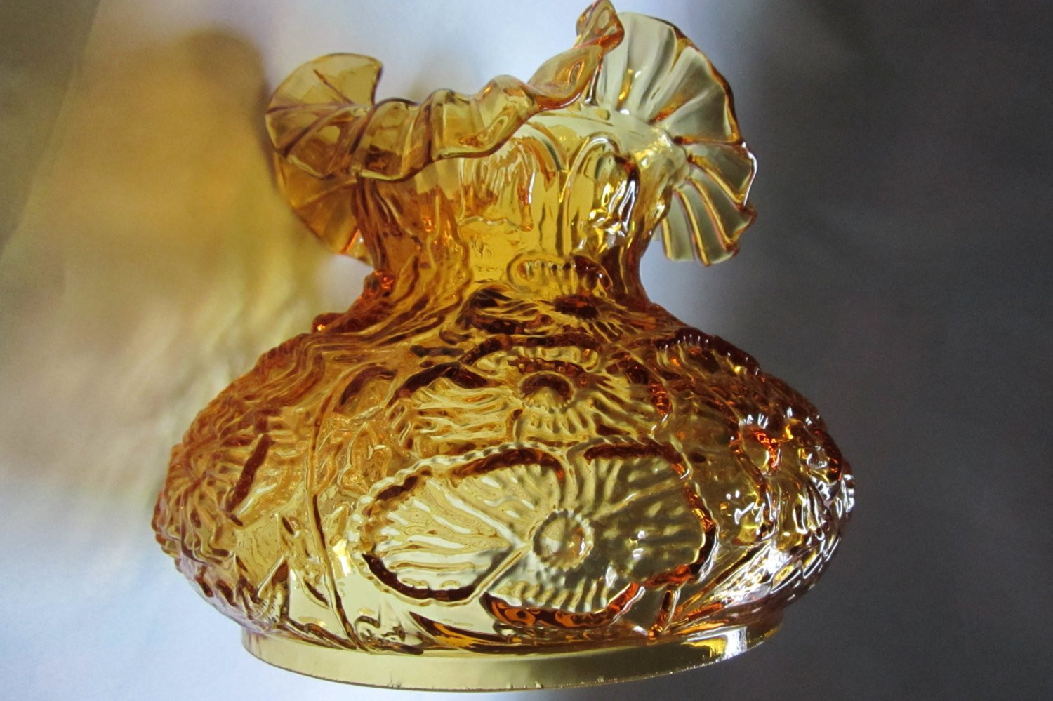 10 Stylish Fenton Amber Hobnail Vase 2024 free download fenton amber hobnail vase of fenton poppy amber glass light shade ruffled replacement globe etsy intended for dc29fc294c28ezoom