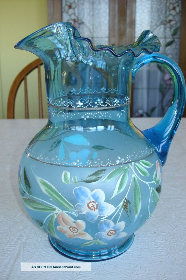 12 Lovable Fenton Art Glass Vases 2024 free download fenton art glass vases of 17 best fenton is my fav images on pinterest fenton glassware for fenton art glass hand blown and hand painted blue pitcher and 5