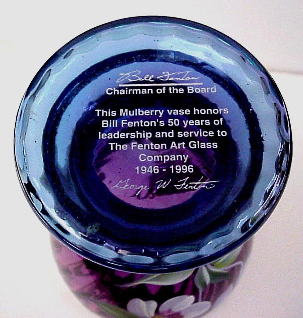 12 Lovable Fenton Art Glass Vases 2024 free download fenton art glass vases of fenton glass mulberry bill fenton 50 year commemorative vase qvc pertaining to fenton glass mulberry bill fenton 50 year commemorative vase qvc exclusive 1929715762