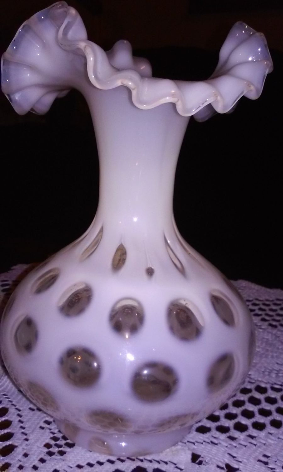 12 Lovable Fenton Art Glass Vases 2024 free download fenton art glass vases of vintage opalescent fenton art glass vase in the coin dot pattern with regard to vintage opalescent fenton art glass vase in the coin dot pattern white