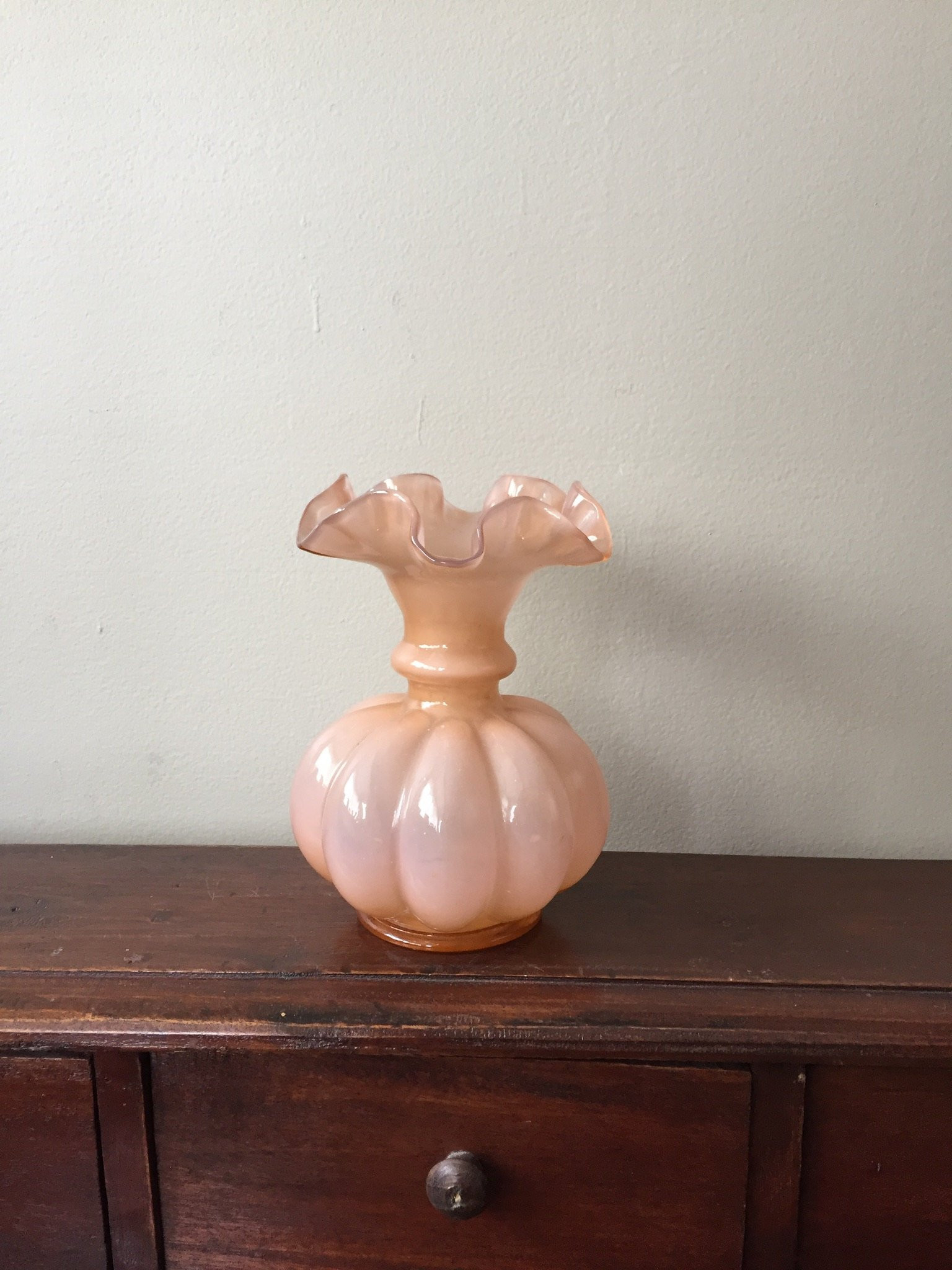 12 Lovable Fenton Art Glass Vases 2024 free download fenton art glass vases of vintage vase unusual smoky pink colored blown glass vase etsy pertaining to zoom