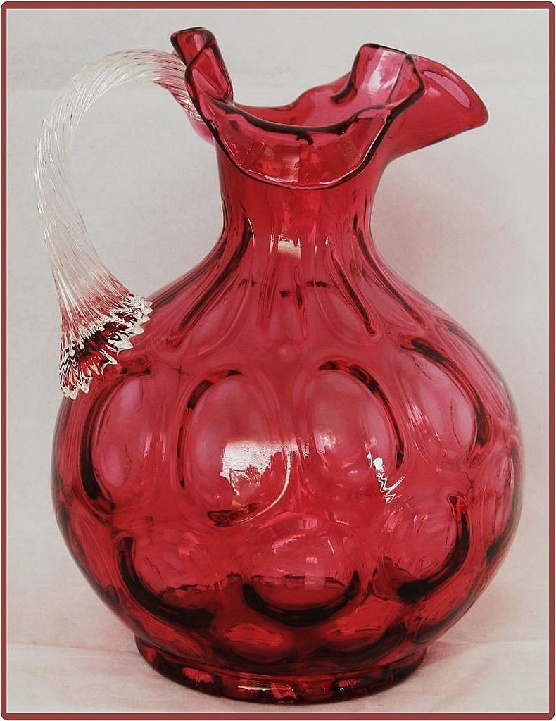 20 Wonderful Fenton Cranberry Glass Vase 2024 free download fenton cranberry glass vase of fenton cranberry ruby overlay thumbprint ruffled top pitcher jug with regard to fenton cranberry ruby overlay thumbprint ruffled top pitcher jug http www rubyl