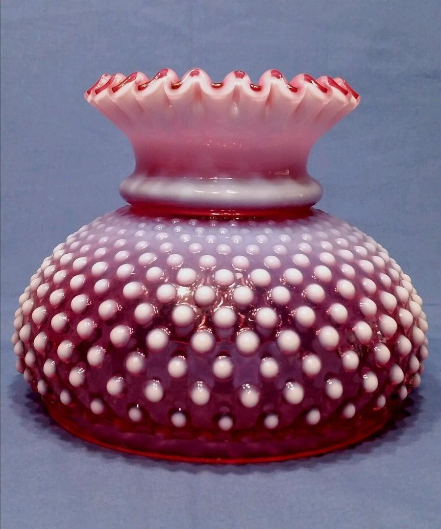 20 Wonderful Fenton Cranberry Glass Vase 2024 free download fenton cranberry glass vase of vintage fenton cranberry glass lamp shade hobnail opalescent within next