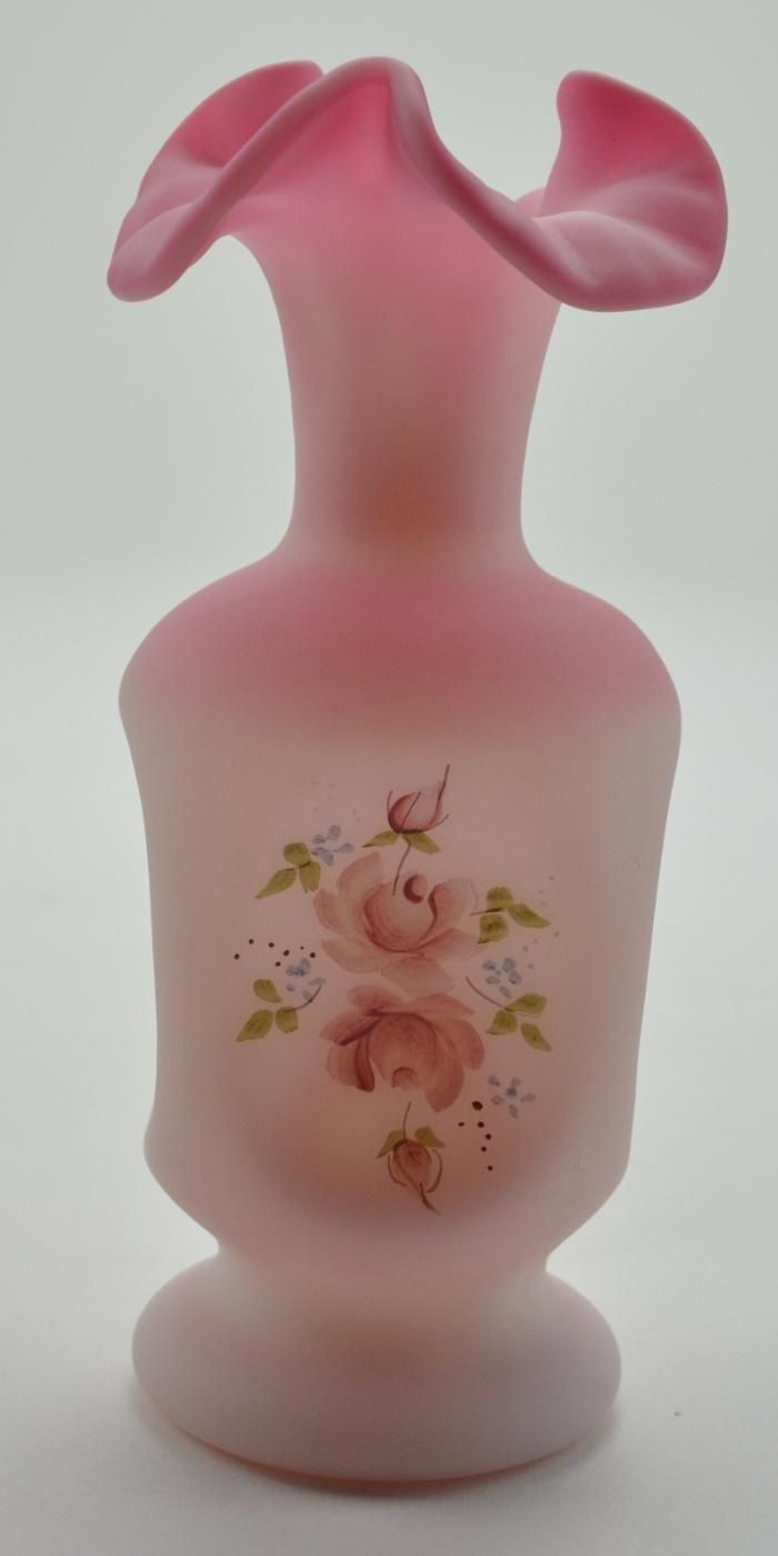 12 Nice Fenton Rose Vase 2024 free download fenton rose vase of 17 best fenton is my fav images on pinterest fenton glassware throughout fenton art glass 2 toned pink satin flower vase hand painted rose motif