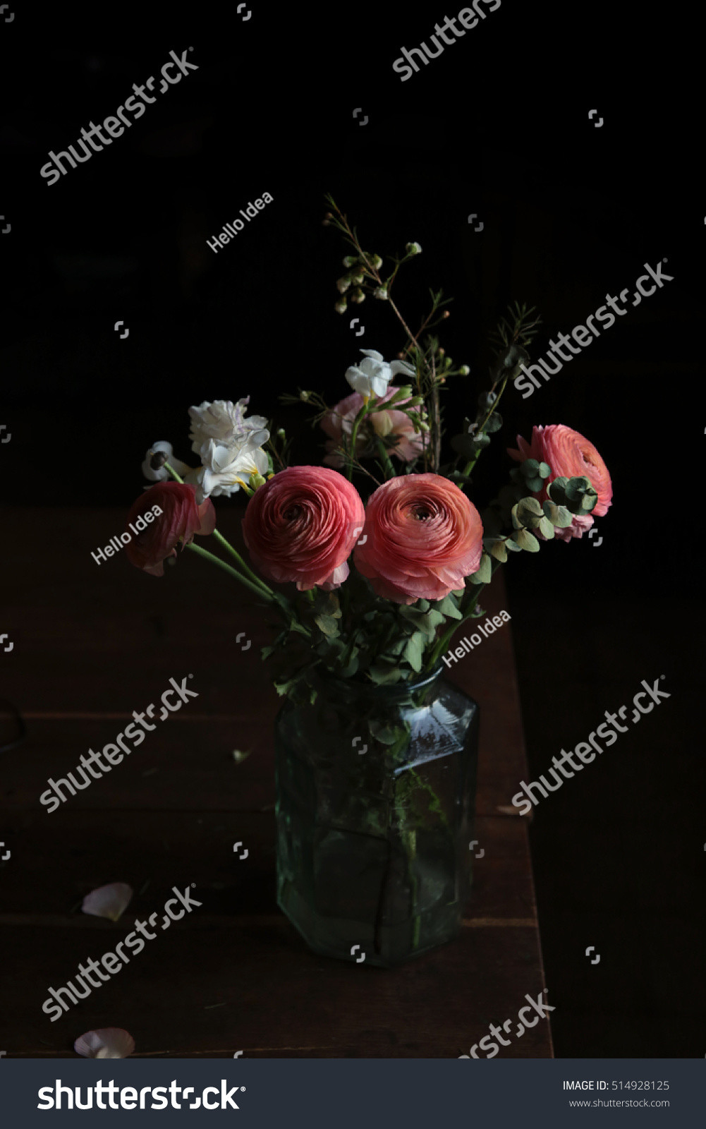 21 Recommended Flower Arrangements In Cylinder Vases 2024 free download flower arrangements in cylinder vases of flower bouquet glass vase on vintage stock photo edit now regarding flower bouquet in a glass vase on vintage table with black moody background