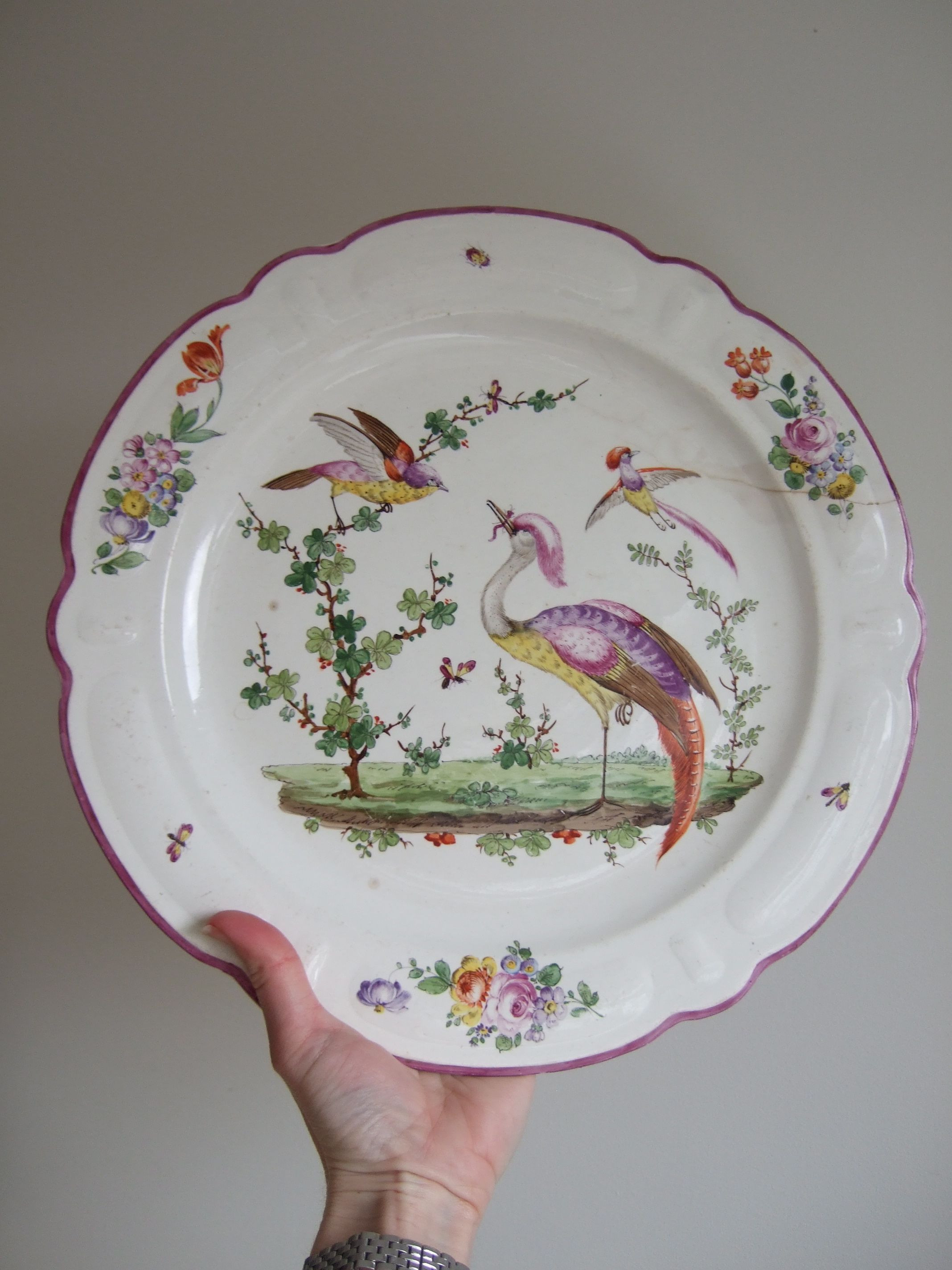 19 Cute Franklin Porcelain Woodland Bird Vase 2024 free download franklin porcelain woodland bird vase of 13 large c18thc exotic birds dish plate chelsea gold anchor pertaining to 13 large c18thc exotic birds dish plate chelsea gold anchor pottery porcela