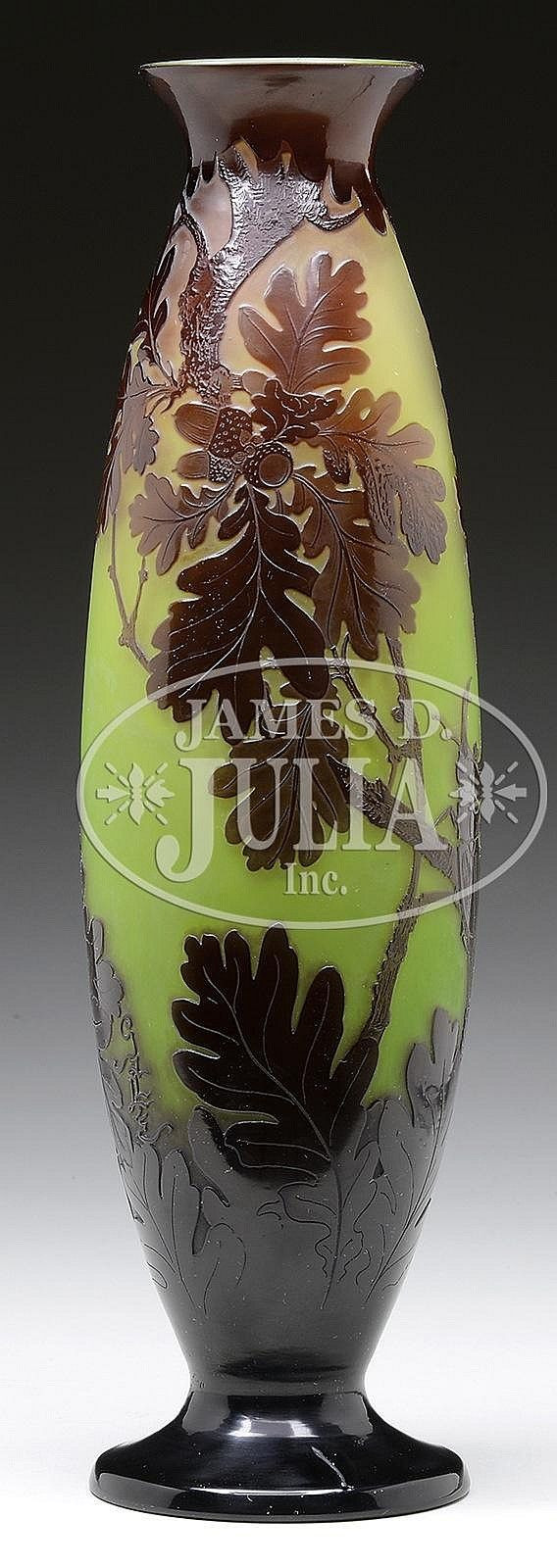 21 Nice Galle Vase Prices 2024 free download galle vase prices of 3315 best art glass images on pinterest glass art crystals and with regard to galle vase is decorated with brown cameo glass oak leaves and acorns with a large beetle