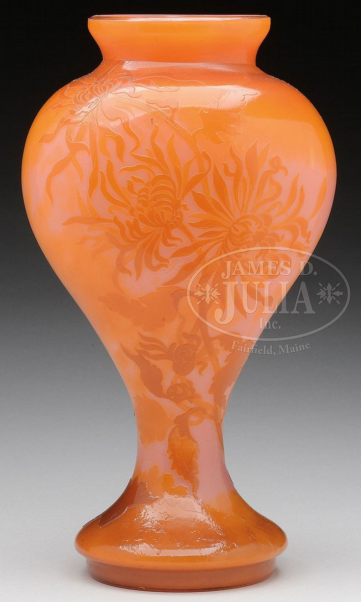 21 Nice Galle Vase Prices 2024 free download galle vase prices of 65 best orange glass images on pinterest glass vase crystals and throughout buy online view images and see past prices for galle cameo glass spider mum vase