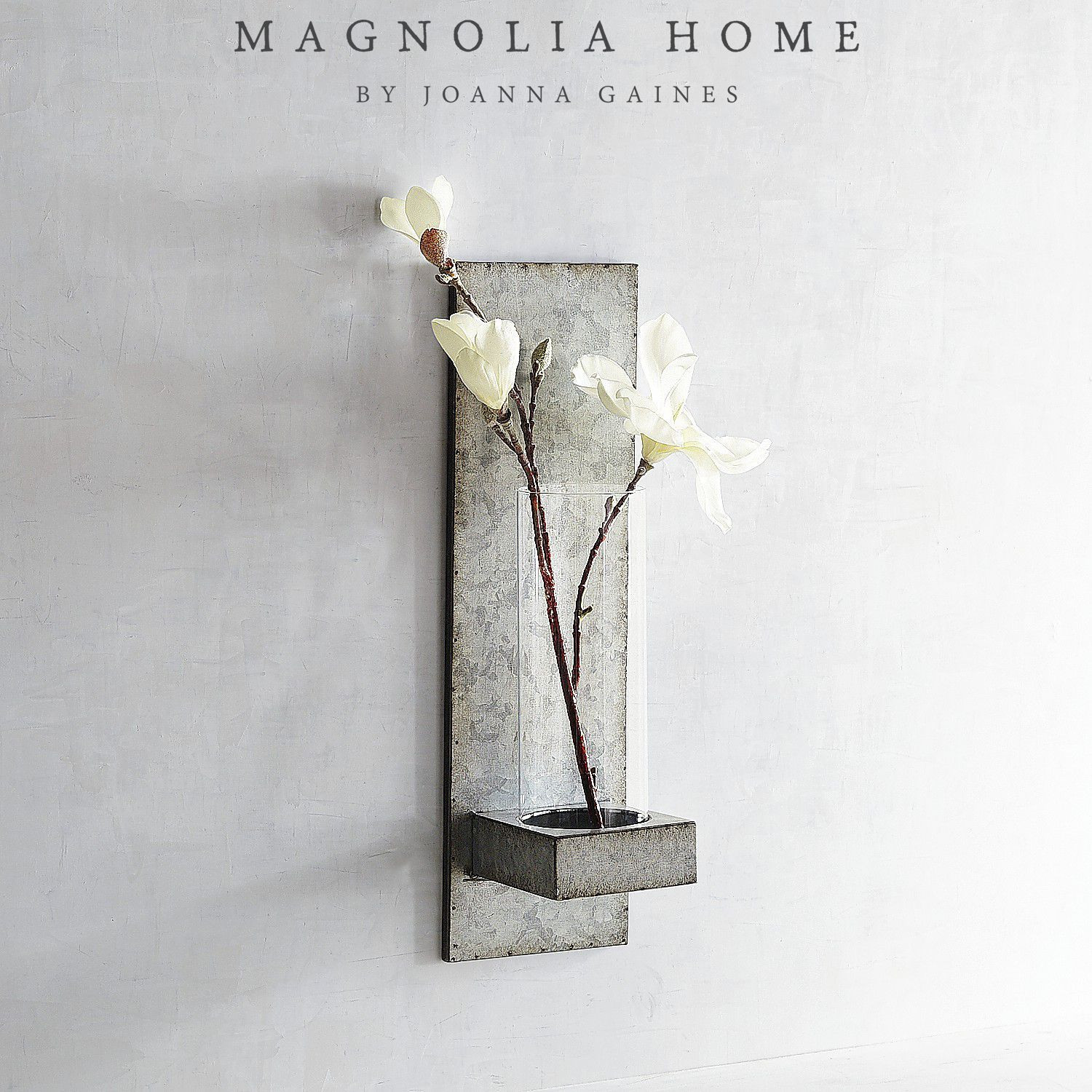 30 Great Galvanized Metal Vase 2024 free download galvanized metal vase of magnolia home galvanized hanging vase sconce magnolia and products inside magnolia home galvanized hanging vase sconce silver