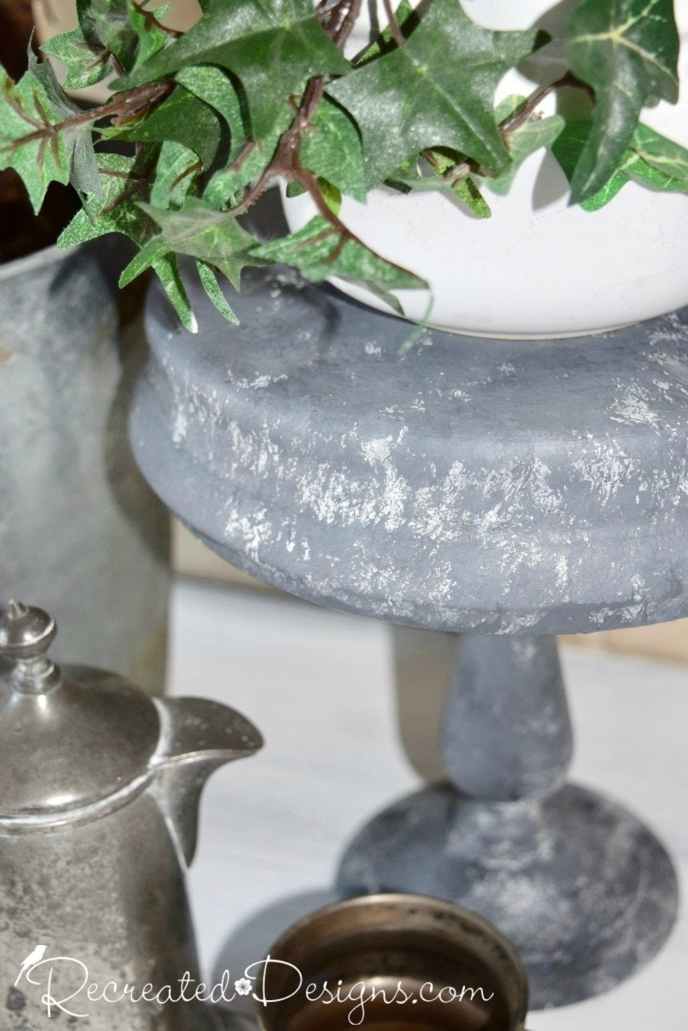 30 Great Galvanized Metal Vase 2024 free download galvanized metal vase of paint thrift store finds to look like galvanized metal diyworking inside paint thrift store finds to look like galvanized metal