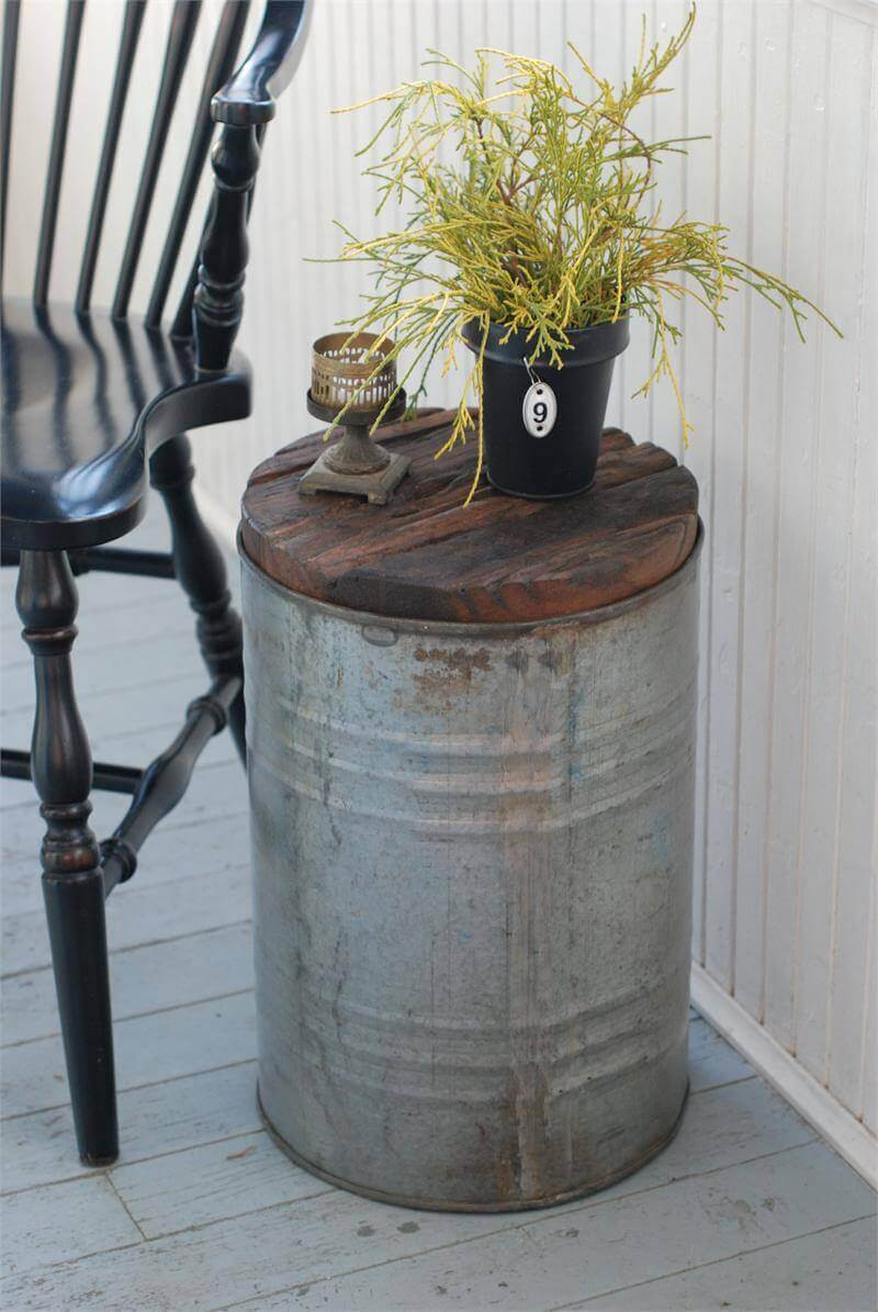 27 Unique Galvanized Pitcher Vase 2024 free download galvanized pitcher vase of 27 best galvanized tub and bucket ideas and designs for 2018 in side table made from galvanized bucket