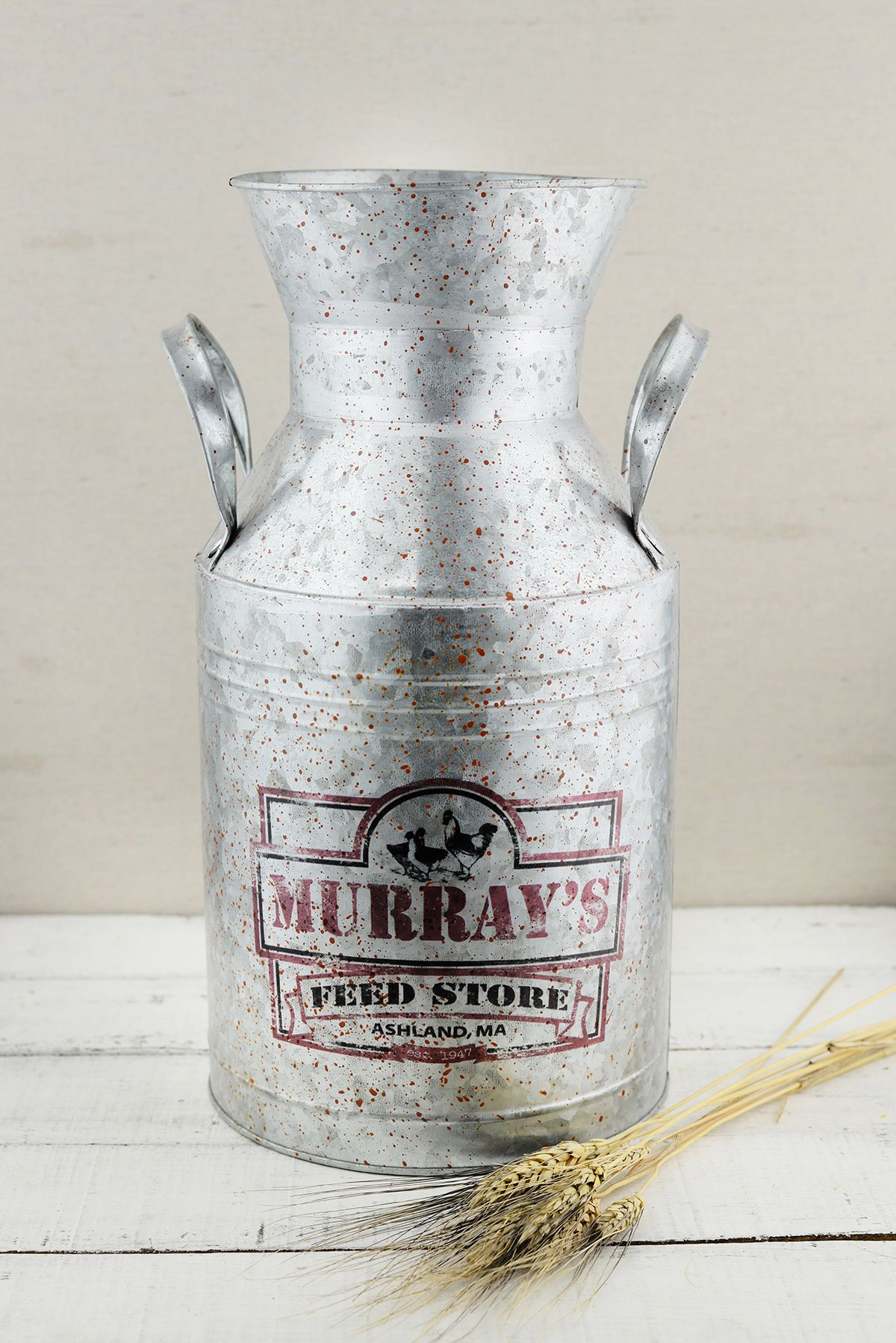 21 Fantastic Glass Milk Jug Vase 2024 free download glass milk jug vase of murrays feed store 15 5 metal milk can photo pinterest farm throughout murrays feed store 15 5 metal milk can simplistic farm house look perfect for the shabby chic br