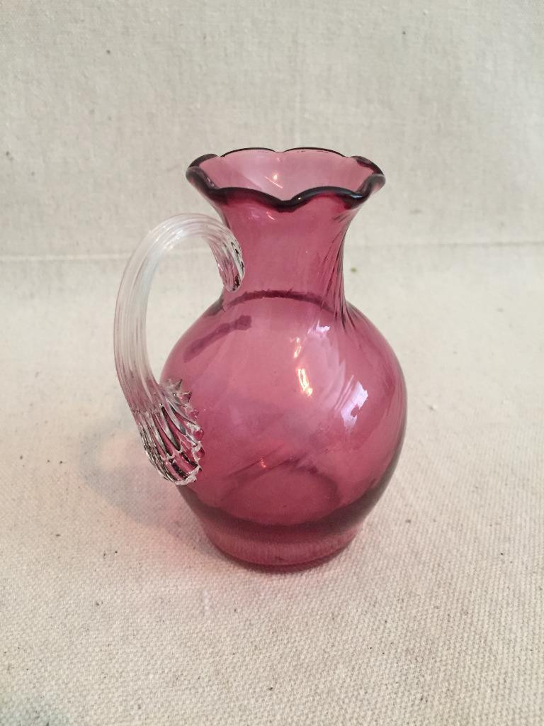 21 Fantastic Glass Milk Jug Vase 2024 free download glass milk jug vase of vintage clear handled cranberry pinkart glass swirl pitcher vase throughout vintage clear handled cranberry pinkart glass swirl pitcher vase 1 of 1only 1 available see