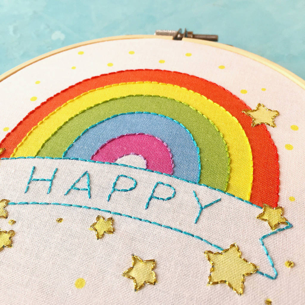 29 Stylish Happy Everything Vase 2024 free download happy everything vase of happy rainbow embroidery craft kit by the make arcade with happy rainbow embroidery craft kit