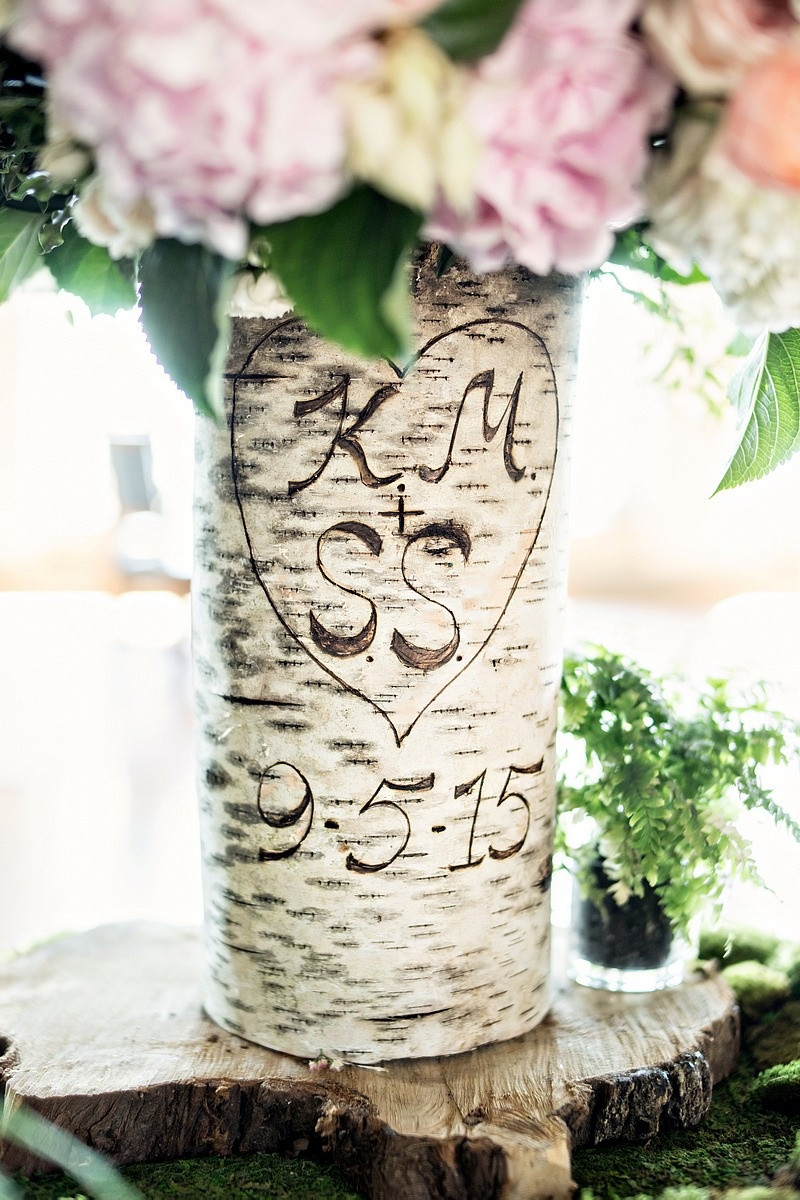 29 Stylish Happy Everything Vase 2024 free download happy everything vase of oceanfront wedding ceremony classic romantic ballroom reception inside birch tree trunk as vase with initials and wedding date carved