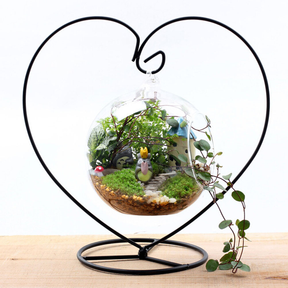 24 Unique Heart Shaped Vase 2024 free download heart shaped vase of black heart shaped iron hanging plant glass vase terrarium stand regarding 1 x iron stand hanging vase not included