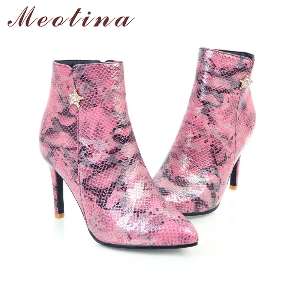 23 Fantastic High Heel Vase 2024 free download high heel vase of meotina women boots winter snake print ankle boots high heel boots intended for meotina women boots winter snake print ankle boots high heel boots pointed toe ladies sexy s