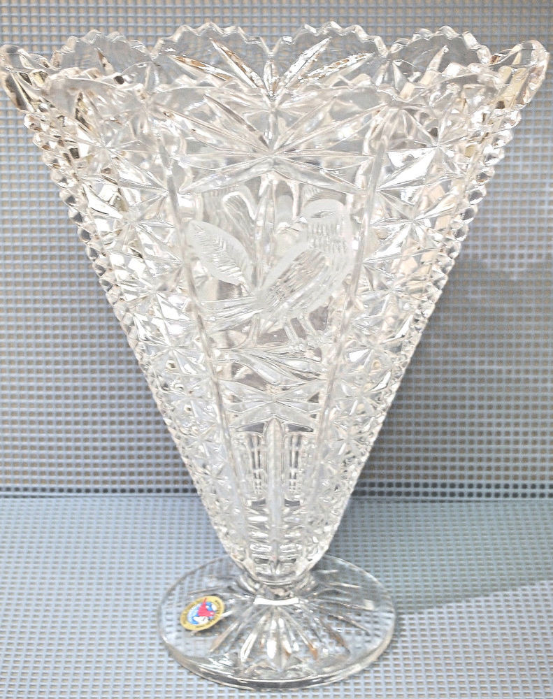 30 Recommended Hofbauer Red Bird Crystal Vase 2024 free download hofbauer red bird crystal vase of vintage fan vase by hofbauer crystal co west germany birds in vintage fan vase by hofbauer crystal co west germany birds collection origina ebay