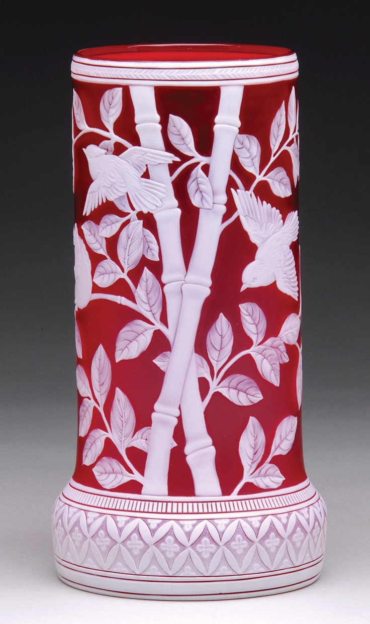 10 Stylish Hungarian Crystal Vase 2024 free download hungarian crystal vase of 47 best thomas webb images by jennifer skok calvintagedesigns pertaining to a webb cylindrical vase frosted crimson red with intricate white overlay bamboo shoots a