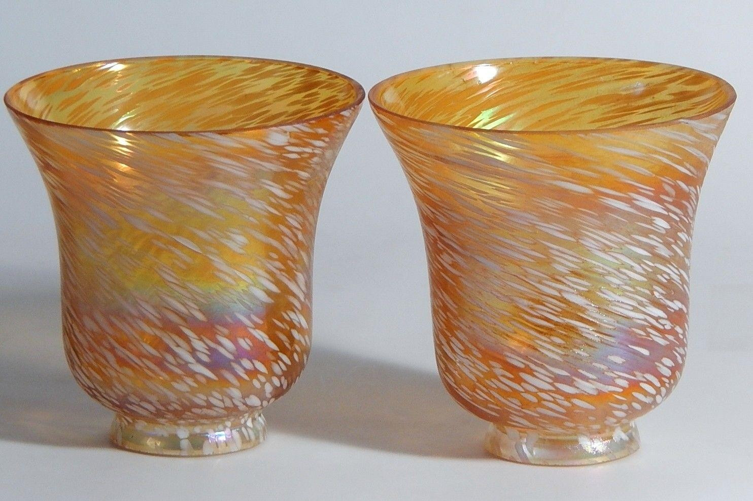 17 attractive Iridescent Art Glass Vase 2024 free download iridescent art glass vase of 2 vintage iridescent art glass lamp shades cased amber white within 2 vintage iridescent art glass lamp shades cased amber white spatter 1905043312