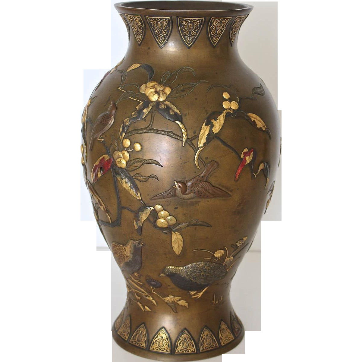 28 Stylish Japanese Bronze Vase 2024 free download japanese bronze vase of magnificent taisho period japanese mixed metal bronze vase regarding ed76f642d3e2bde21f73035f8e0cd5d7