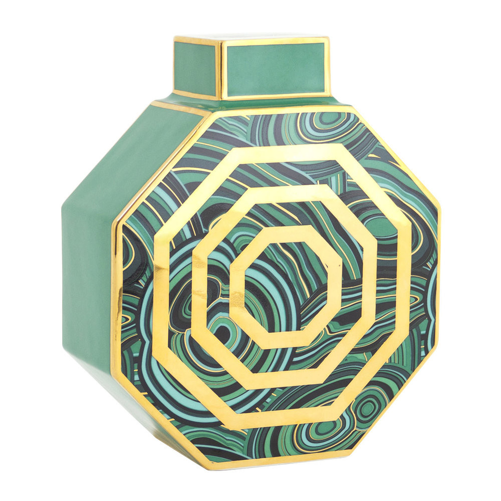 20 Amazing Jonathan Adler I Scream Vase 2024 free download jonathan adler i scream vase of buy jonathan adler malachite octagonal vase green gold amara with regard to next