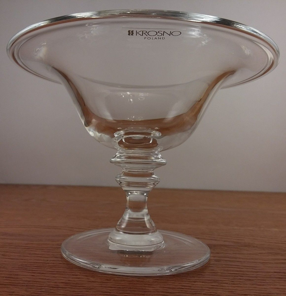 22 Fashionable Krosno Poland Glass Vase 2024 free download krosno poland glass vase of vintage krosno poland crystal clear claro 5 3 4 compote pedestal in 1 of 6only 1 available