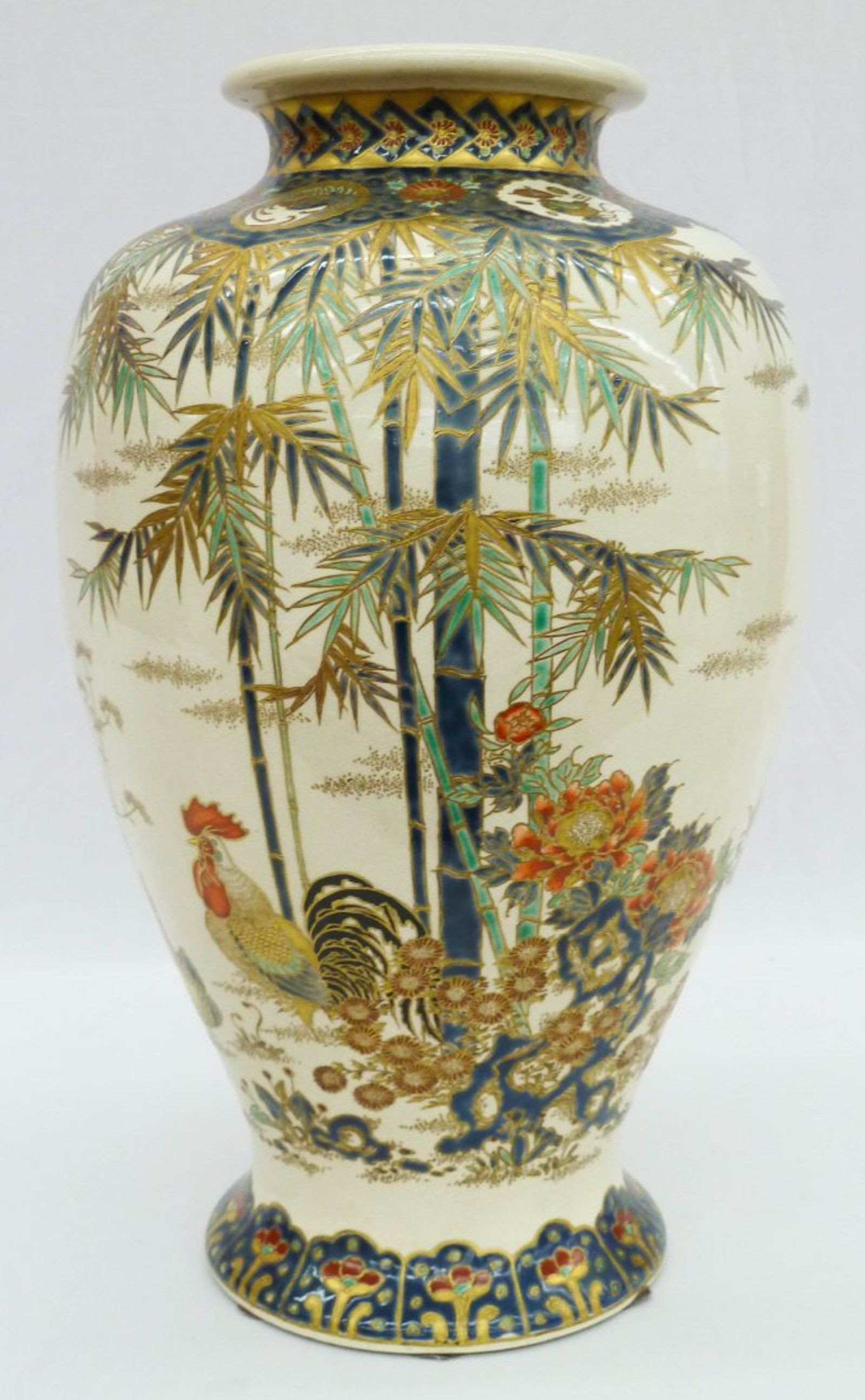 23 Best Large Ceramic Flower Vase 2024 free download large ceramic flower vase of 42 large japanese satsuma vase with roosters bamboo on japanese within 42 large japanese satsuma vase with roosters bamboo