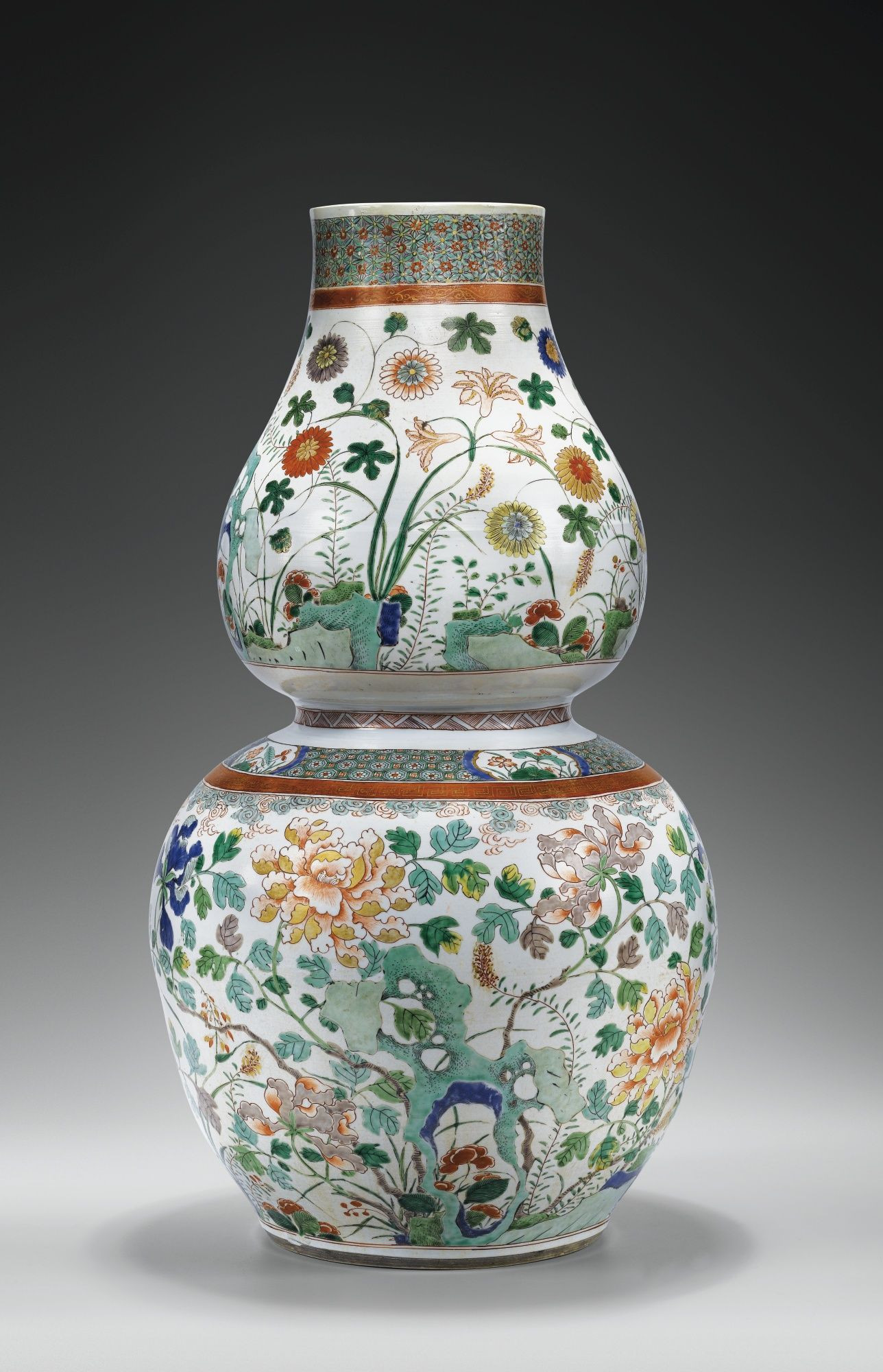 23 Best Large Ceramic Flower Vase 2024 free download large ceramic flower vase of an unusual large double gourd shaped famille verte vase qing with regard to an unusual large double gourd shaped famille verte vase qing dynasty kangxi period 16