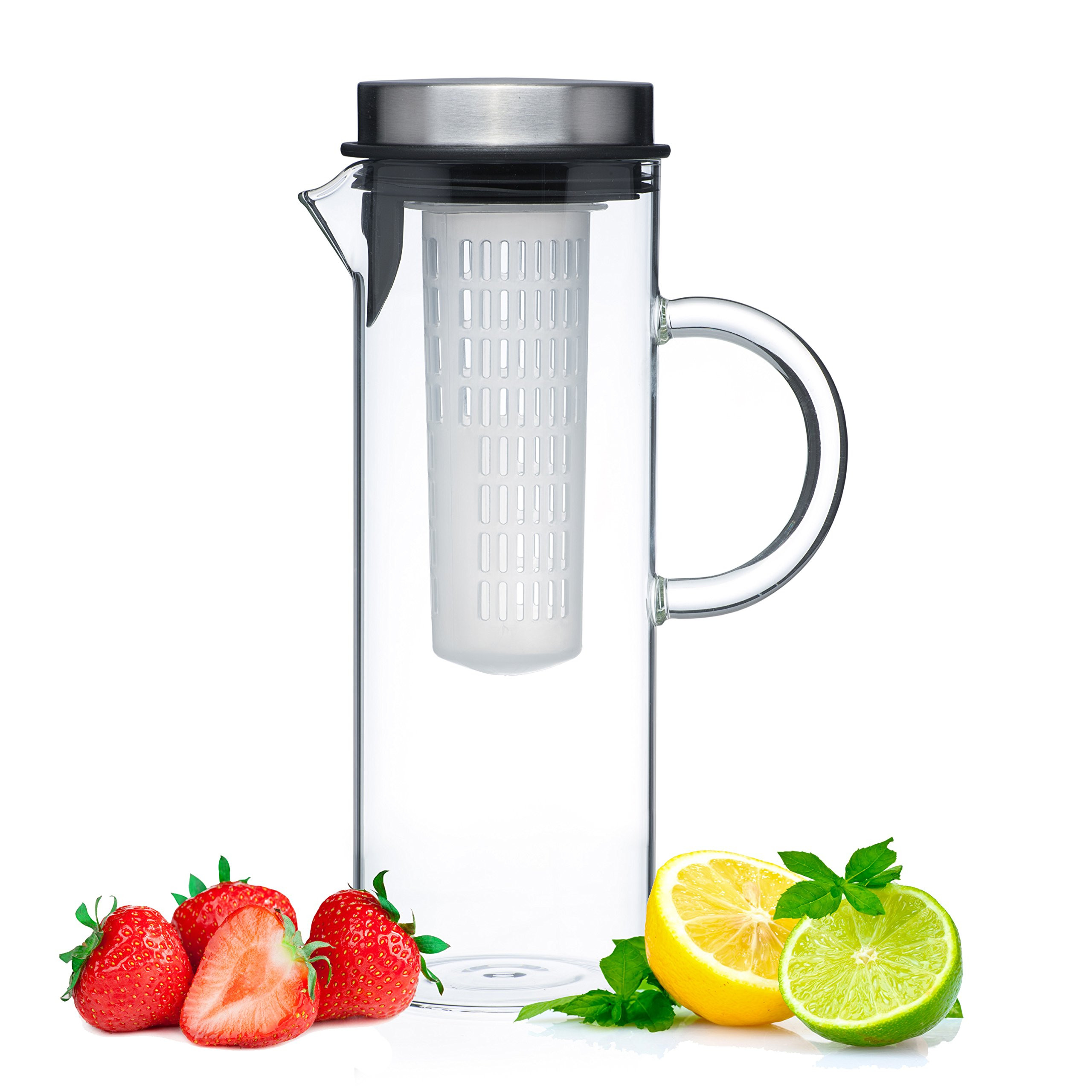 20 Best Large Crackle Glass Vase 2024 free download large crackle glass vase of best rated in carafes pitchers helpful customer reviews amazon com throughout glass water pitcher with lid fruit infuser rod borosilicate glass carafe w up