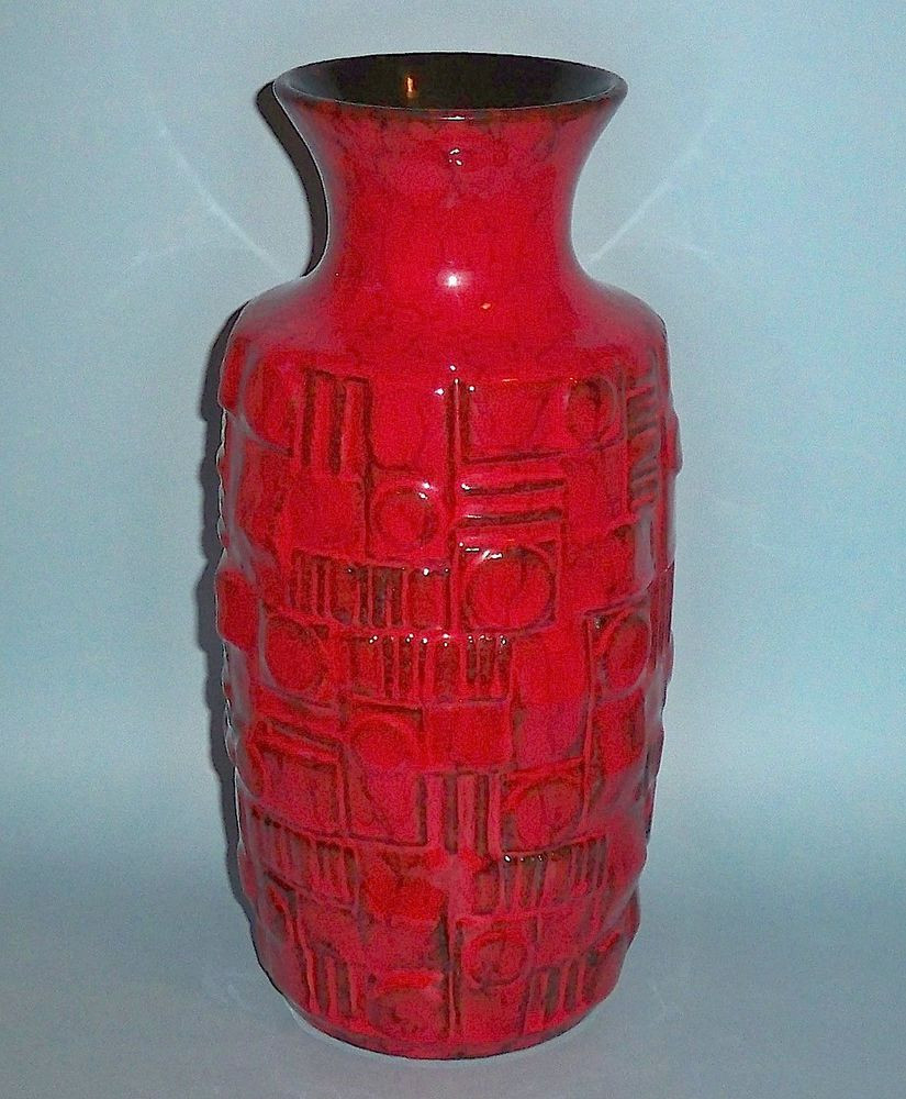 20 Best Large Crackle Glass Vase 2024 free download large crackle glass vase of mid century modern large 12 uebelacker german germany red fat within mid century modern large 12 uebelacker german germany red fat lava vase