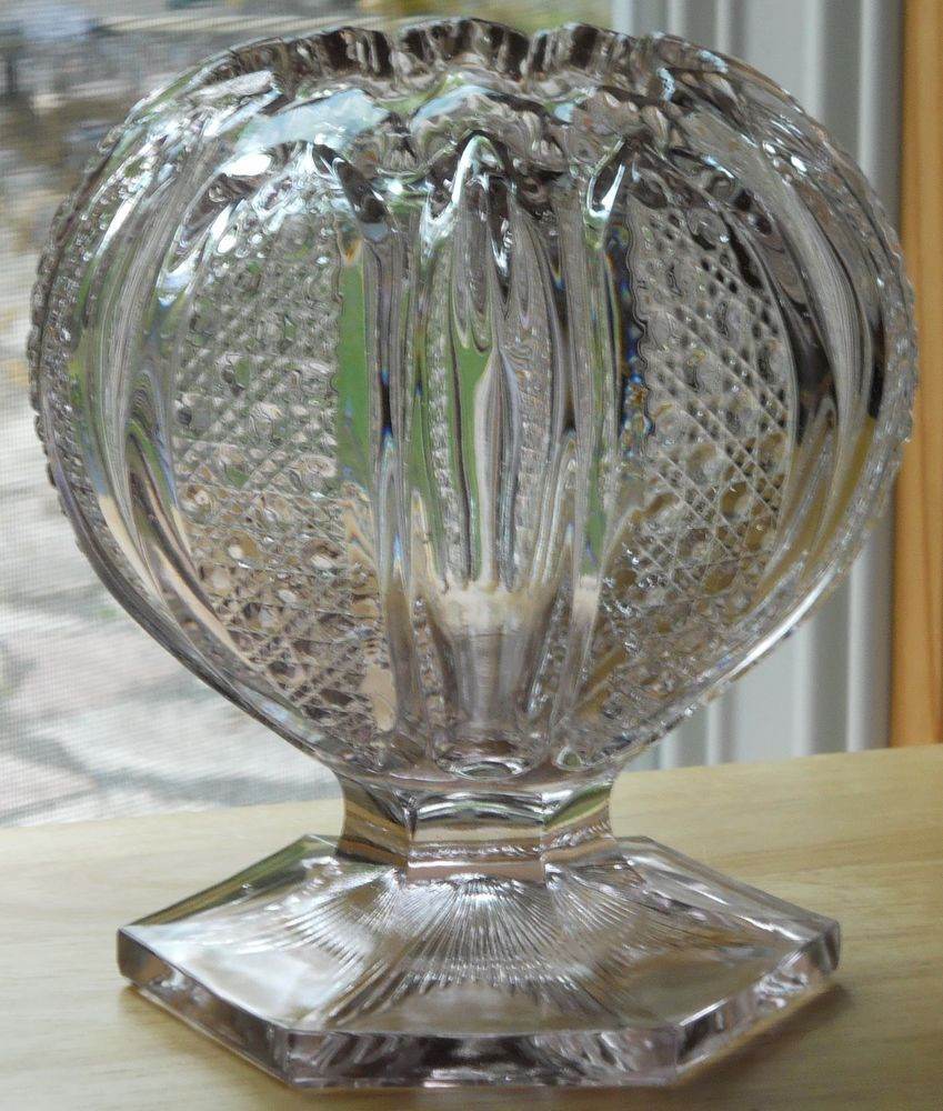 17 Lovely Large Footed Crystal Vase 2024 free download large footed crystal vase of eapg tuxedo pattern huge pedestal rose bowl made by fostoria glass pertaining to eapg tuxedo pattern huge pedestal rose bowl made by fostoria glass sun purple 6 