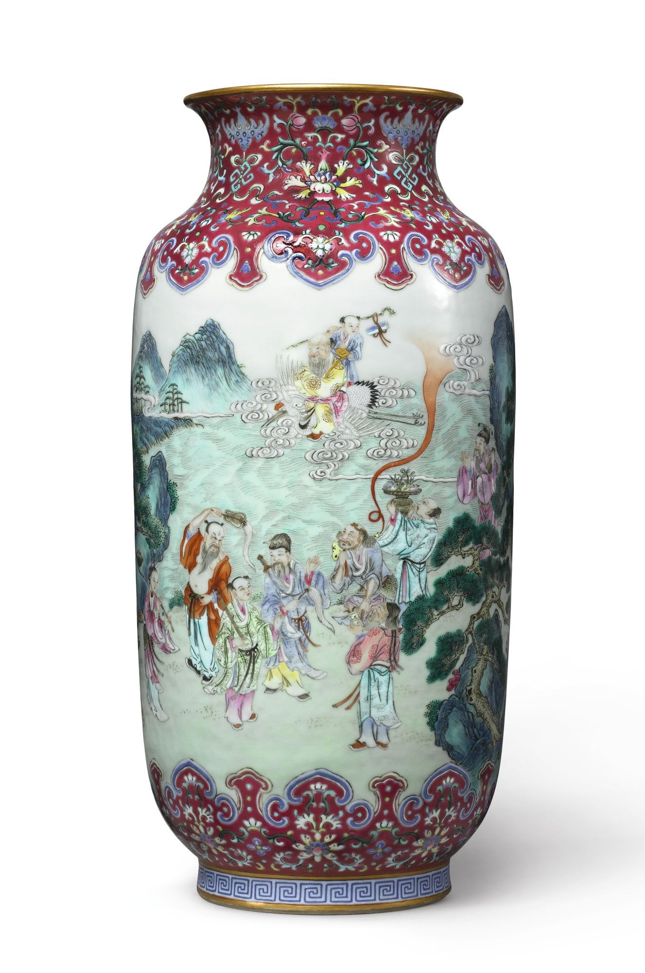 27 Fantastic Large Modern Vase 2024 free download large modern vase of large ruby ground famille rose eight daoist immortals vase inside large ruby ground famille rose eight daoist immortals vase qianlong mark and period exceptional for its