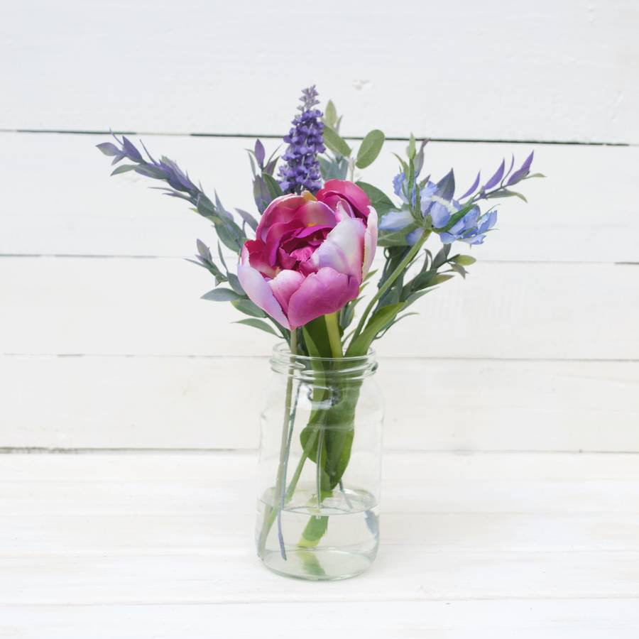 10 Lovely Lavender Vase 2024 free download lavender vase of faux tulip and lavender bouquet by abigail bryans designs inside faux tulip and lavender bouquet