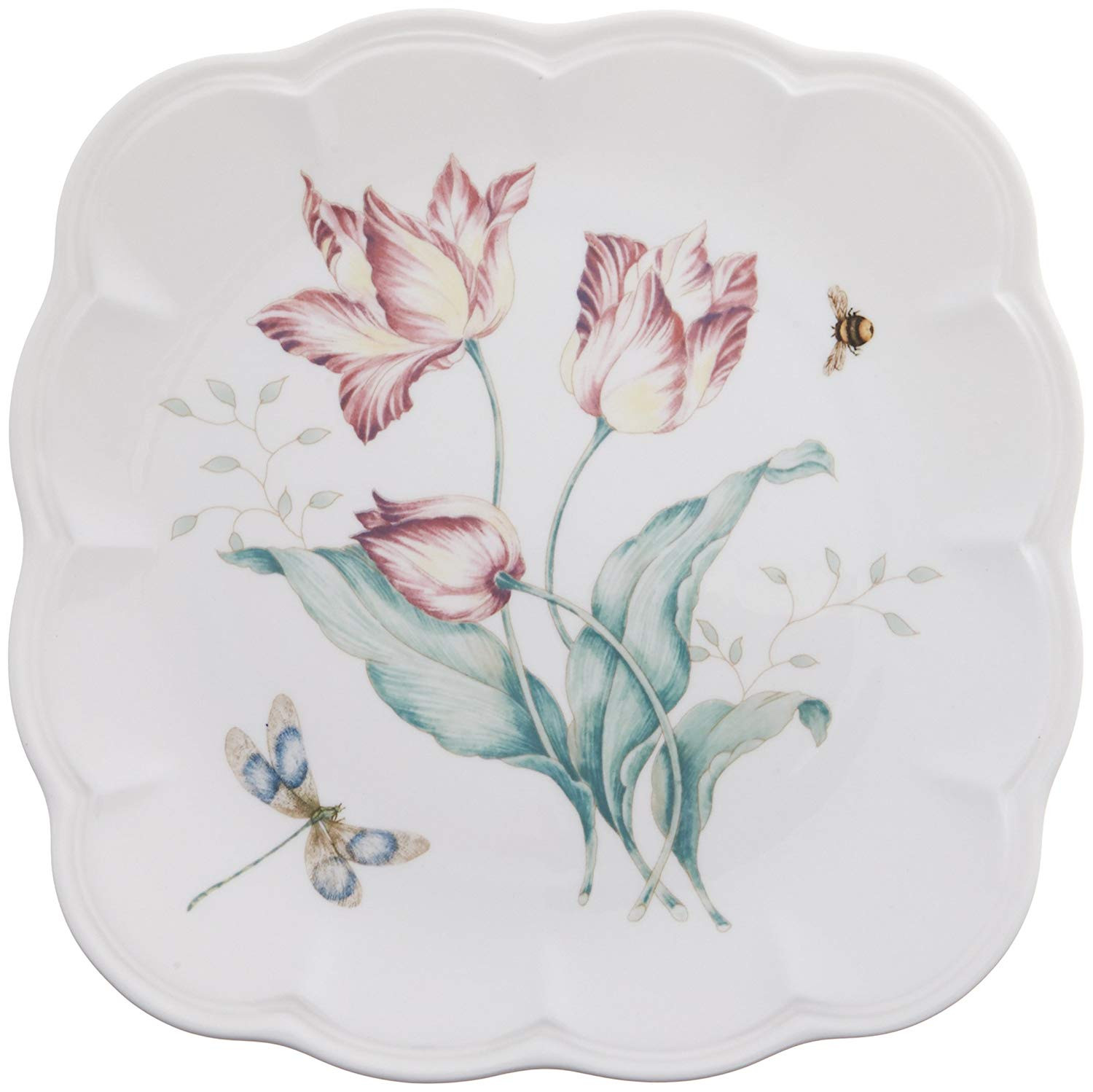 17 Popular Lenox Tulip Vase 2024 free download lenox tulip vase of amazon com lenox butterfly meadow 9 square accent plate accent in amazon com lenox butterfly meadow 9 square accent plate accent plates