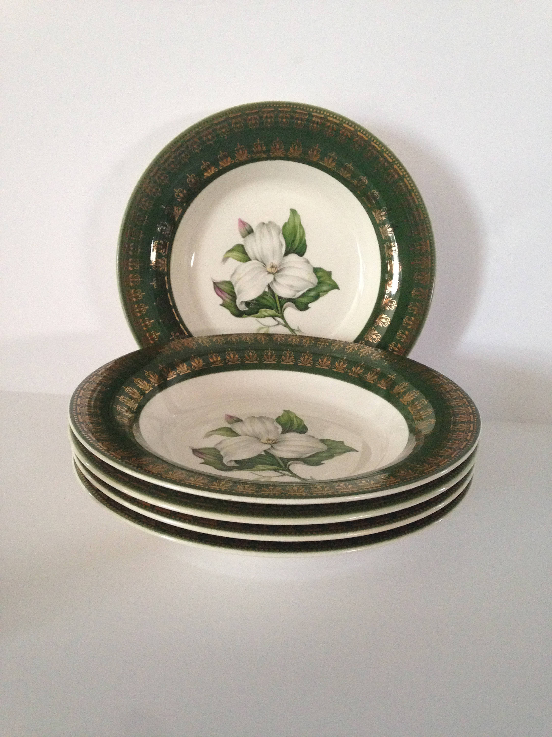 17 Popular Lenox Tulip Vase 2024 free download lenox tulip vase of trillium rim soup bowl forest green filigree set 5 by etsy inside dc29fc294c28ezoom